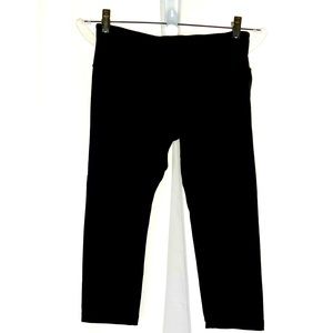 LULULEMON Cropped Leggings-Y2K adjacent-Older logo  D